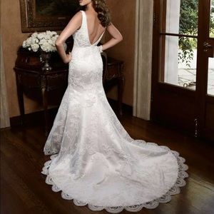 Casablanca Style 2030 wedding dress size 12 NWT